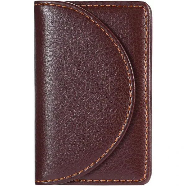 Business Card Holder Leather Business Card Case Pocket Credit Card Holders Slim Name Card Holder - Image 5