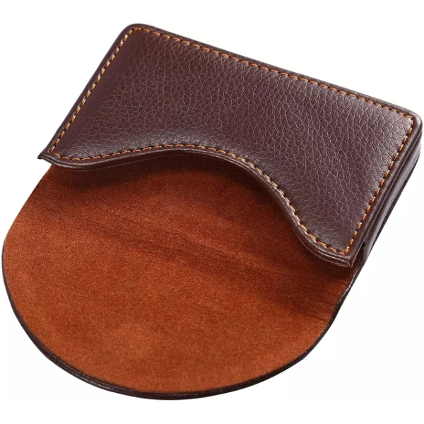 Business Card Holder Leather Business Card Case Pocket Credit Card Holders Slim Name Card Holder - Image 4