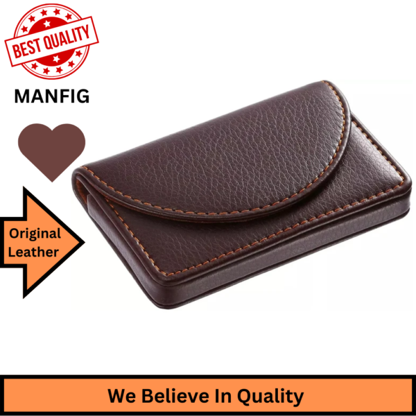 Business Card Holder Leather Business Card Case Pocket Credit Card Holders Slim Name Card Holder