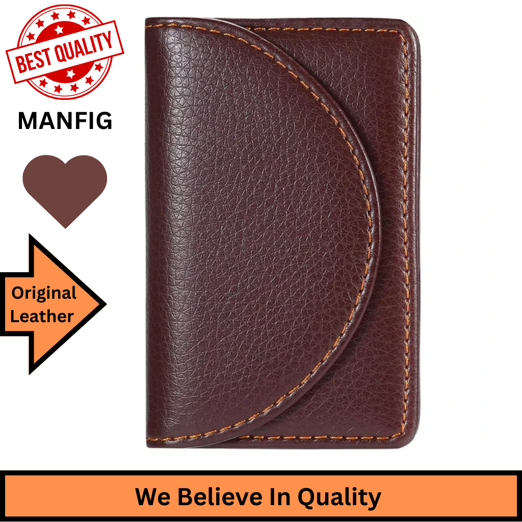 Business Card Holder Leather Business Card Case Pocket Credit Card Holders Slim Name Card Holder